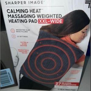 Massaging heat pad